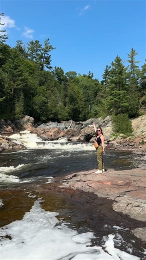 Emily | Ontario Outdoor + Travel Content Creator & Marketer on Instagram: "let me influence you… if you’ve never done the drive from Sault Ste Marie to Thunder Bay (and just a little beyond) take this as your sign to go a few of my fav stops: 📍Robertson Cliffs (hike + paddle) 📍Chippewa Falls 📍 @lakesuperiorpp (Agawa Campground) 📍Nokomis Trail 📍 @neysprovincialpark 📍 Kama Cliffs Trail 📍 Ouimet Canyon P.P 📍 @kakabekafallspp 📍 @sleepinggiantprovincialpark"