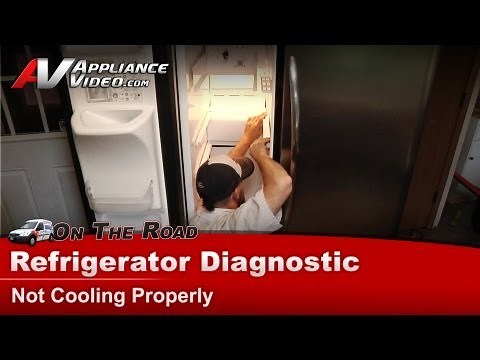 Frigidaire Refrigerator Repair - Not Cooling - Evaporator Fan Motor