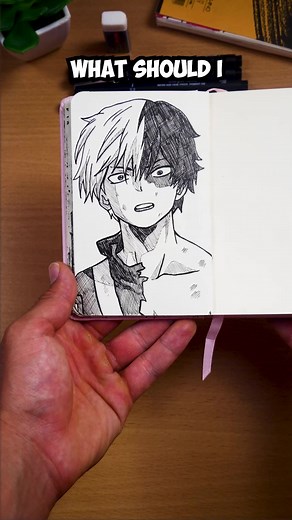 Drawing Todoroki from My Hero Academia: Next Steps