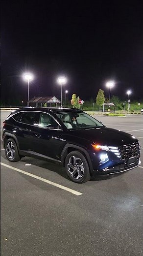 2022 Hyundai Tucson night view - headlight & Drl