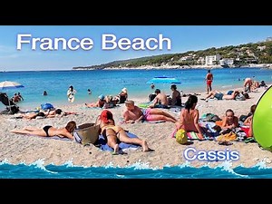 4K VIDEO BEACH WALK Cassis FRANCE Travel vlog FUN & SUN