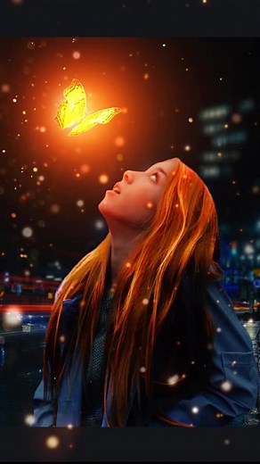 Glowing Butterfly Effect Photo Manipulation Tutorial