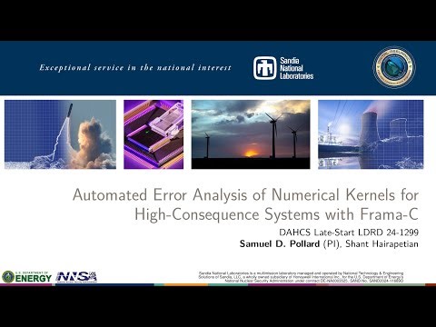 Automated Error Analysis of Numerical Kernels for High-Consequence Systems with Frama-C