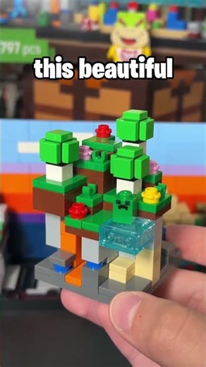 this LEGO minecraft mini biome set is incredible!