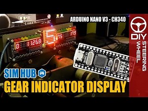 DIY Gear Indicator Display | SimHub - Sim Racing | DIY Steering Wheel