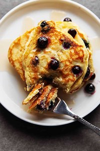 Keto Blueberry Pancakes - Recipe in the comments! | Low Carb Recipes with Jennifer