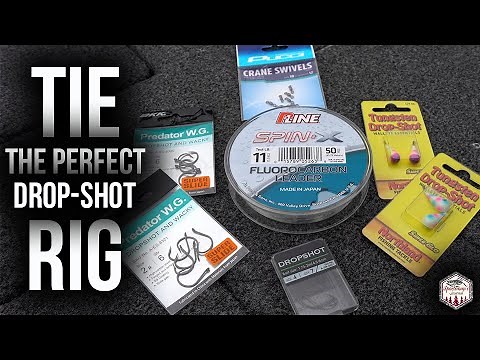 HOW-TO Tie a Drop-Shot Rig - SUPER EASY!!