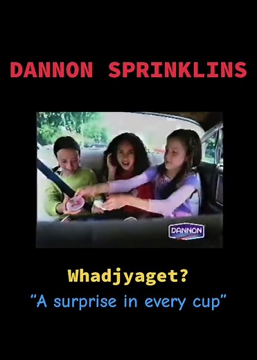 Dannon Sprinklins: A Retro Treat from 2003