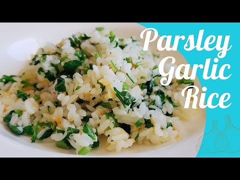 Best-Ever Garlic Rice with Parsley (Simple Recipe) | Zenful Cooking