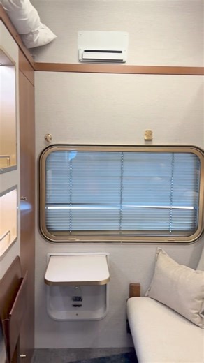 We're excited our new Gold Premium carriages join The Ghan for the first time in April! Guests travelling in our newly designed carriages, enjoy an enhanced journey experience 🚂 Hospitality Attendant Alice gives us a little sneak peak of the new Gold Premium carriages. Book today at https://brnw.ch/21wIMay | Journey Beyond Rail