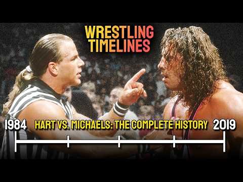 Shawn Michaels vs. Bret Hart Complete History | Wrestling Timelines