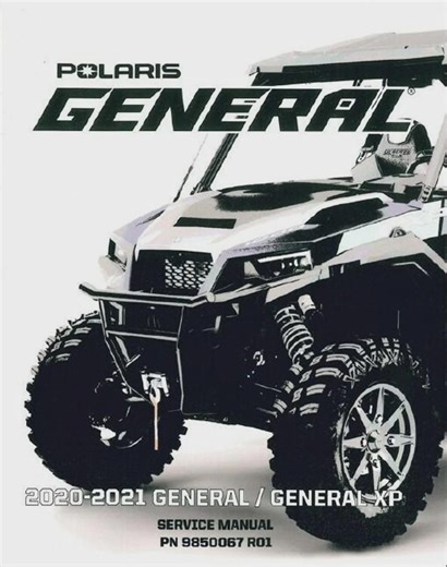 2020-2021 Polaris GENERAL / GENERAL XP Service Repair Manual Pdf – Ebook Instant Download, English Language - Etsy