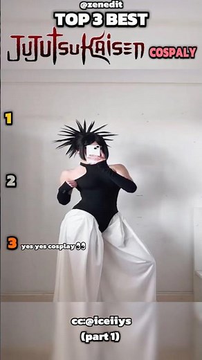 Which JJK cosplay Is The Best? 🤔 (Part 1) #jjk #cosplay