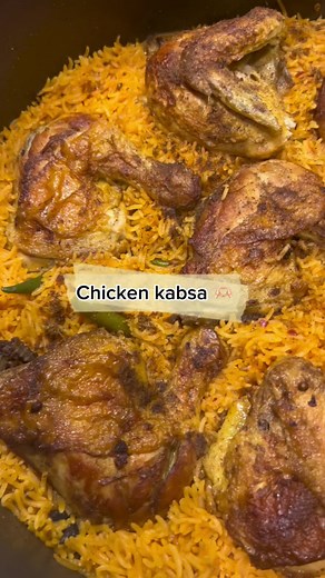 Chicken kabsa recipe♥️for full recipe subscribe my youtube channel ♥️ ##arabicdishes #food #foodie #chickenkabasa #recipe #recipes #chickenricerecipe #arabicfood #rice #rubabzi #foryou #foryoupage #alhamdulillah❤️ #trending #love #cooking #cookeithlove #cookwithme #pakistanifood #foodtok