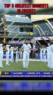 Top 5 Most Beautiful Moments in Cricket History ❤️ #Shorts