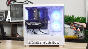 Skytech Azure Gaming PC Desktop INTEL Core i7 14700F MC NVIDIA GeForce RTX 5060 1TB NVMe SSD 32GB DDR5 RAM, AIO Liquid Cooling Windows 11