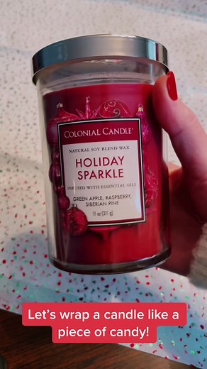 Creative Gift Wrapping: Candy-inspired Candle Tutorial!