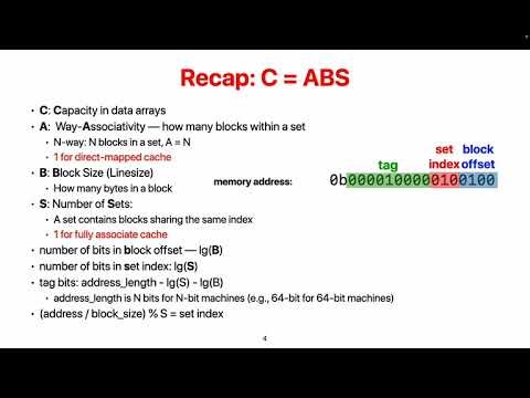 CS203, 2025 Fall: (8) Memory (4): cache misses and how to address them -- software version.