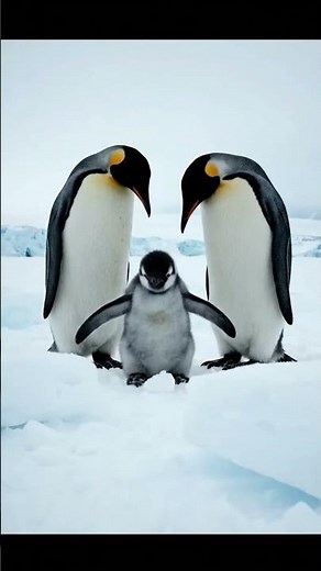 Emperor Penguin Baby’s First Steps #wildlife #animalintelligence #trendingnow #owl