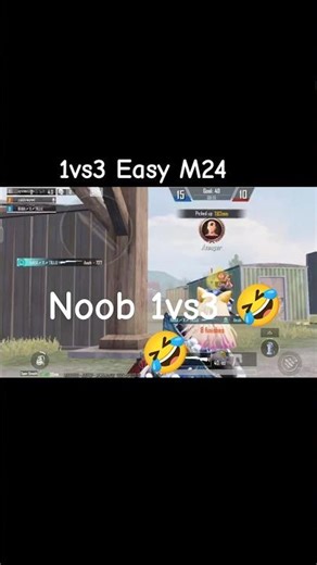 M24 1VS3 SHORTS 🔥 VIDEO BGMI 👌🔥#shorts #shortsfeed #viral #m24