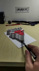 728K views · 11K reactions | This is not your typical drawing  Watch artist Zuoqiu’s 3D sketch of the #Bulls logo ⬇️ Zuoqiu’s IG: instagram.com/cgrhandpainted/ | Chicago Bulls | Facebook