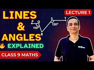 Lines and Angles Explained | Theorem 6.1 & Exercise 6.1 Solutions | Class 9 Maths NCERT