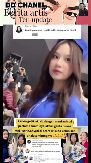Zaskia Gotik is close with her husband's ex-wife 🥰 #trending #celebritynews