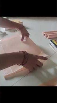 #పిల్లల బుక్స్ కి కవర్స్ వేయడం మే పెద్ద టాస్క్ #work#