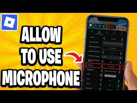 How To Allow Roblox To Use Microphone In OS Settings