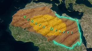 Download Sahara Desert Map for free