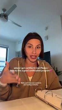 How to find a Pilates certification program (and where I got mat Pilates certified in miami) 💖