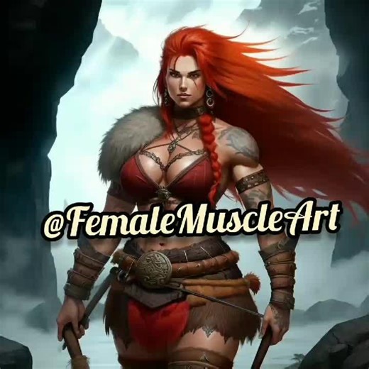 Female Muscle Warriors #art