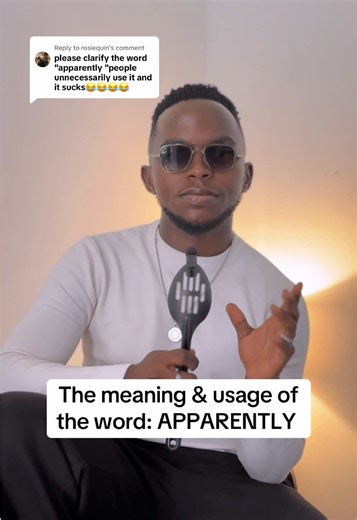 Understanding the Meaning of 'Apparently' in English