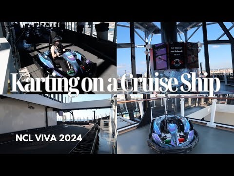 NORWEGIAN VIVA CRUISE SHIP 🛳 | KARTING ONBOARD 🏎