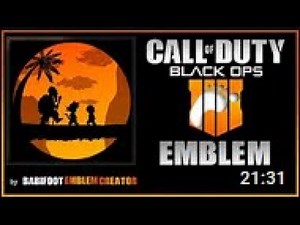 COD BO4 Emblem Tutorial - Dragon Ball
