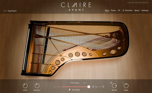 Native Instruments Claire: Avant Grand Piano Virtual Instrument