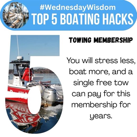Top 5 Boating Hacks - #wednesdaywisdom #boat #tips