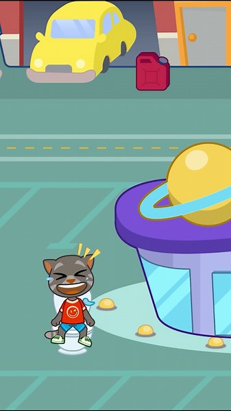 Who Farted?! 😵💨 #TalkingTomFriendsWorld #TalkingTom #Farting