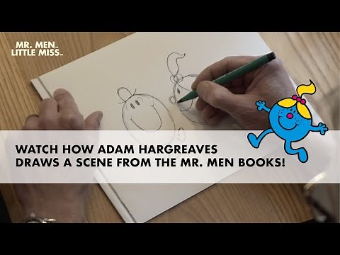 Drawing a Mr. Men book with Adam Hargreaves