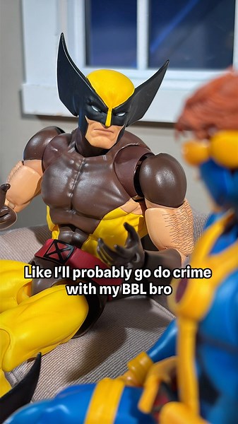 Wolverine got Priorities 💯 #stopmotion #rotoscope
