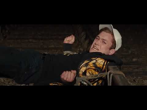 kingsman the secret service (2014) | Training Session | Train Attack #movieclick