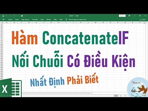 Hàm nối chuỗi có điều kiện ConcatenateIF siêu hay trong Excel