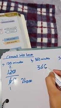 Minutes ,seconds ,convert into hours #measurement