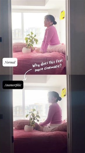 Anamorphic vs Standard 👀✨ which looks more cinematic?