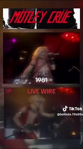 Motley Crue Live Wire Performance from 1981