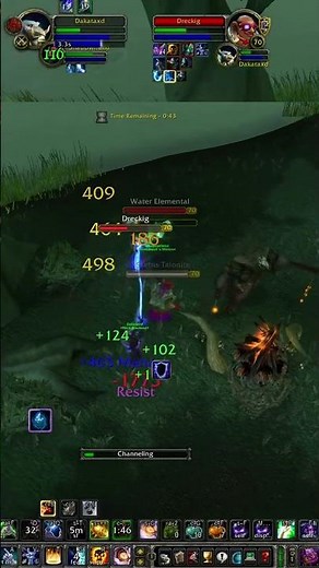 Shadow Priest VS Frost Mage 1v1 in World PvP