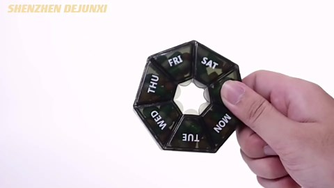 Amazon.com: Little Dreams Products Pill Case, Pill Organizer, Pill Box, Pill Box 7 Days, Pill Dispenser, Pack Portable Travel Pill Box Dispenser Medicine case Pack of 2 (Black) : Health & Household