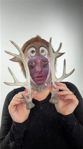 Paula's Frozen look ❄️🦌🤎 that was incredibly difficult! 😱 What do you think??