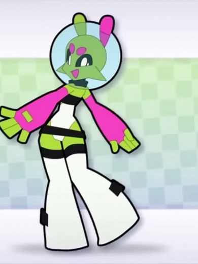 Adorable Sploot Alien Characters in Pixel Pig Animation