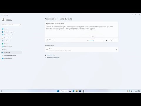 Comment agrandir le texte sur Windows 11